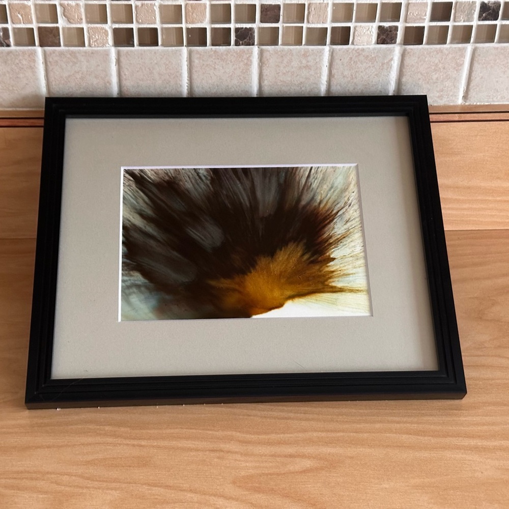 Hand crafted Abstract Art painting in Black Frame